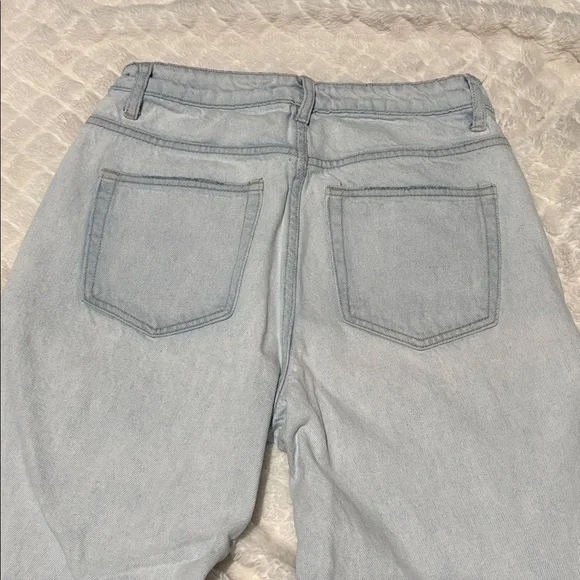 Vervet Denim Super High Rise 90's Vintage Crop Flare Jeans - Picture 4 of 7